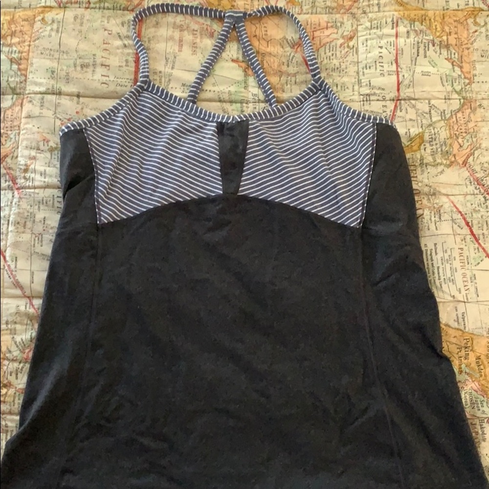 Gently used gray Athleta tank top size 2X
